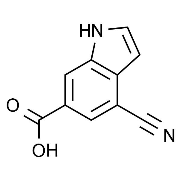 4-Cyano-1H-indole-6-carboxylic acid