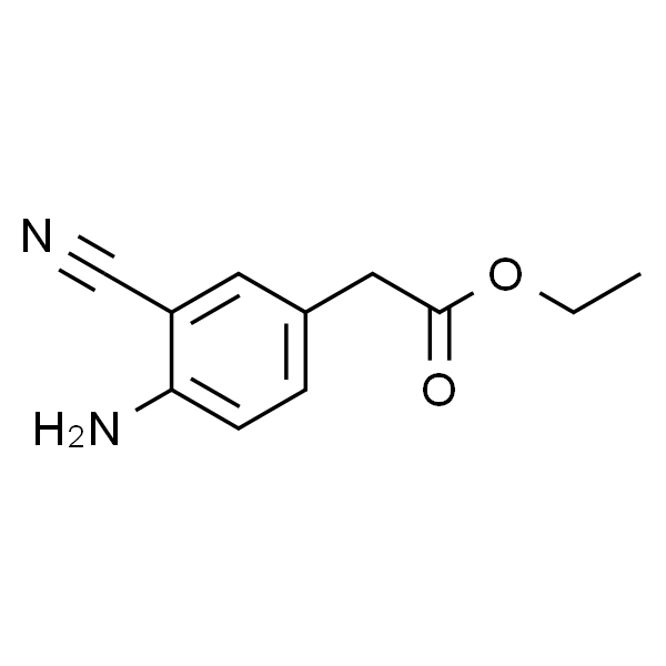 Ethyl 2-(4-amino-3-cyanophenyl)acetate