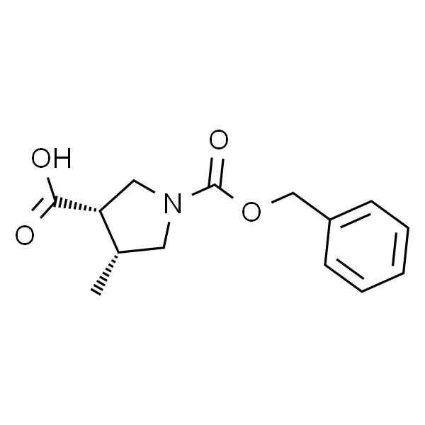 (3S，4R)-1-Cbz-4-methylpyrrolidine-3-carboxylic Acid