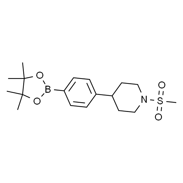 1-(Methylsulfonyl)-4-(4-(4,4,5,5-tetramethyl-1,3,2-dioxaborolan-2-yl)phenyl)piperidine
