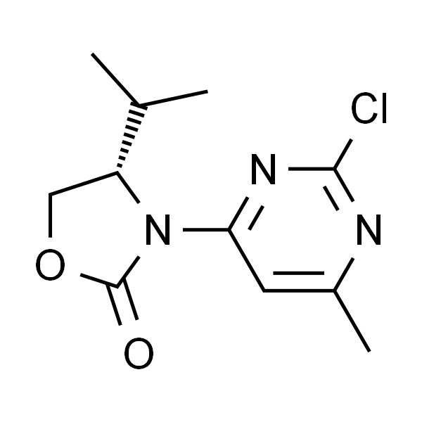 (S)-3-(2-Chloro-6-methyl-4-pyrimidyl)-4-isopropyl-2-oxazolidinone