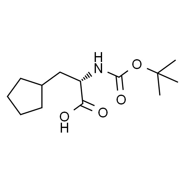 Boc-(S)-2-amino-3-cyclopentylpropanoic acid