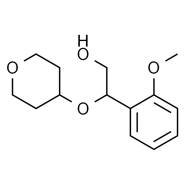 Benzeneethanol, 2-methoxy-β-[(tetrahydro-2H-pyran-4-yl)oxy]-