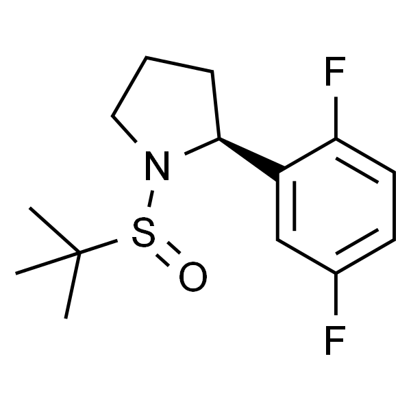 (2S)-2-(2,5-Difluorophenyl)-1-[(S)-(1,1-dimethylethyl)sulfinyl]pyrrolidine