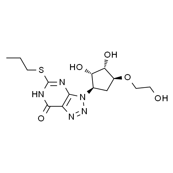(1S,2S,3R,5S)-3-(7-hydroxy-5-(propylthio)-3H-[1,2,3]triazolo[4,5-d]pyrimidin-3-yl)-5-(2-hydroxyethoxy)cyclopentane-1,2-diol