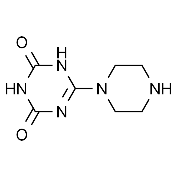 6-(1-Piperazinyl)-1,3,5-triazine-2,4(1H,3H)-dione