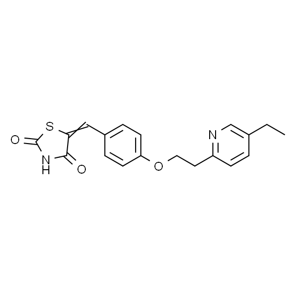5-{4-[2-(5-Ethyl-2-pyridinyl)ethoxyl]benzyldene}-2,4-thiazolidinedione