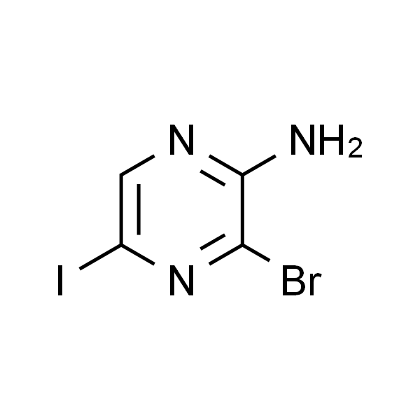 3-broMo-5-iodopyrazin-2-aMine
