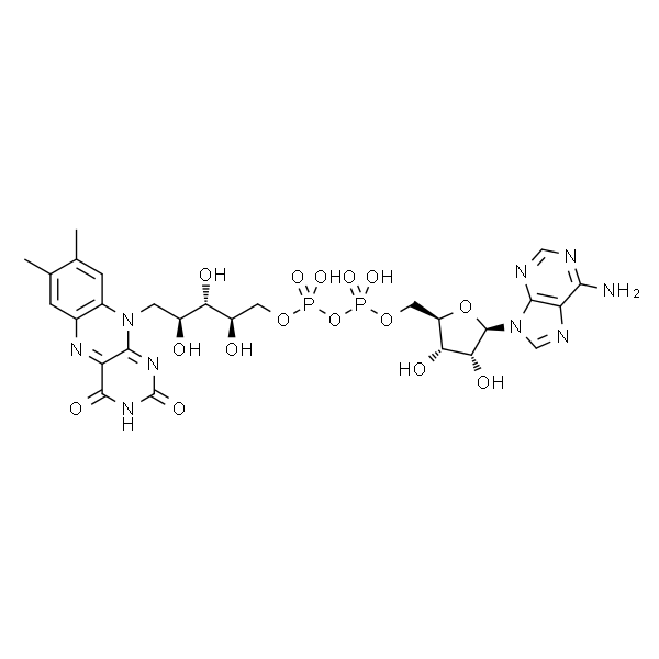 Riboflavin5'-(trihydrogen diphosphate), P'&reg;5'-ester with adenosine