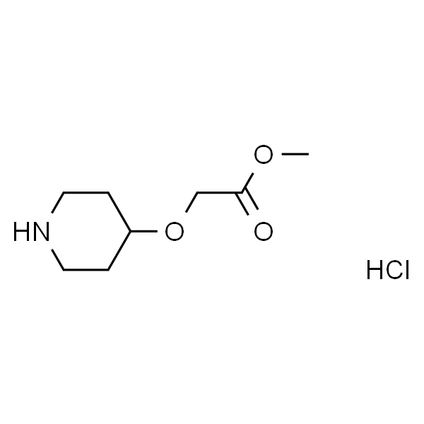 (PIPERIDIN-4-YLOXY)-ACETIC ACID METHYL ESTER HYDROCHLORIDE