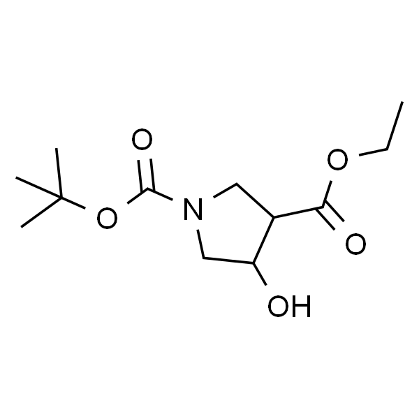 Ethyl 1-Boc-4-hydroxypyrrolidine-3-carboxylate