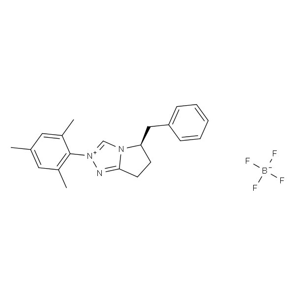 (R)-5-Benzyl-2-mesityl-6,7-dihydro-5H-pyrrolo[2,1-c][1,2,4]triazol-2-ium tetrafluoroborate