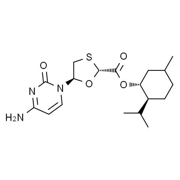 (1R,2S,5R)-Menthyl-(2R,5S)-5-(4-amino-2-oxo-2H-pyrimidin-1-yl)-[1,3]oxathiolane-2-carboxylic acid