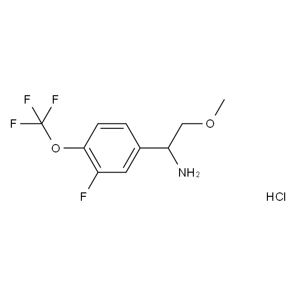 3-FLUORO-4-(TRIFLUOROMETHOXY)-ALPHA-(METHOXYMETHYL)BENZYLAMINE HYDROCHLORIDE