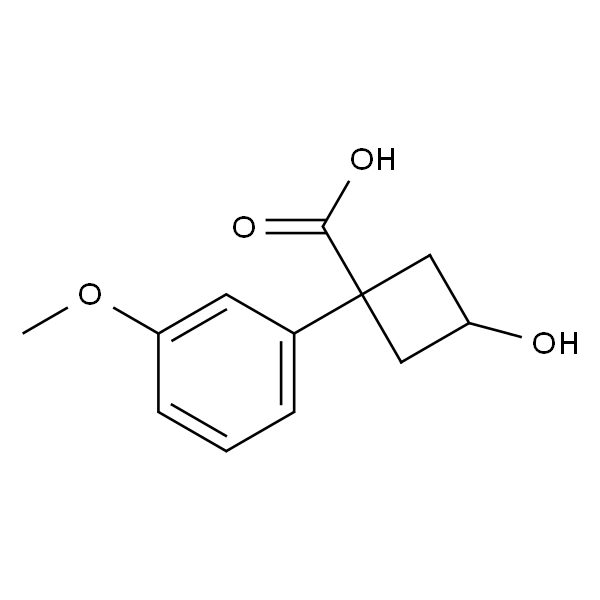 Cyclobutanecarboxylic acid, 3-hydroxy-1-(3-methoxyphenyl)-