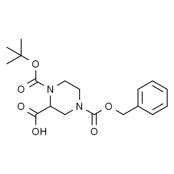 4-((Benzyloxy)carbonyl)-1-(tert-butoxycarbonyl)piperazine-2-carboxylic acid