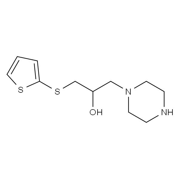1-(Piperazin-1-yl)-3-(thiophen-2-ylthio)propan-2-ol