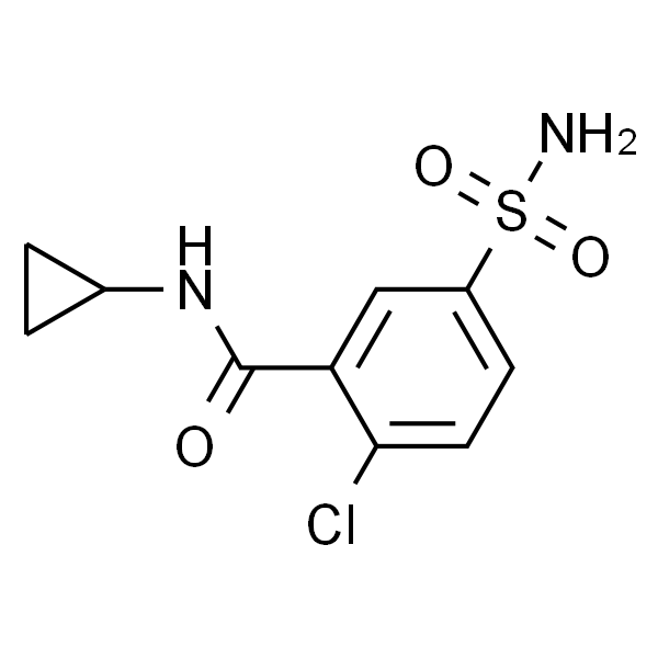 Benzamide, 5-(aminosulfonyl)-2-chloro-N-cyclopropyl-