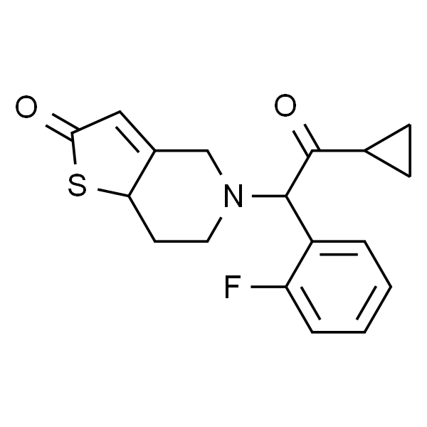 5-(2-Cyclopropyl-1-(2-fluorophenyl)-2-oxoethyl)-5,6,7,7a-tetrahydrothieno[3,2-c]pyridin-2(4H)-one