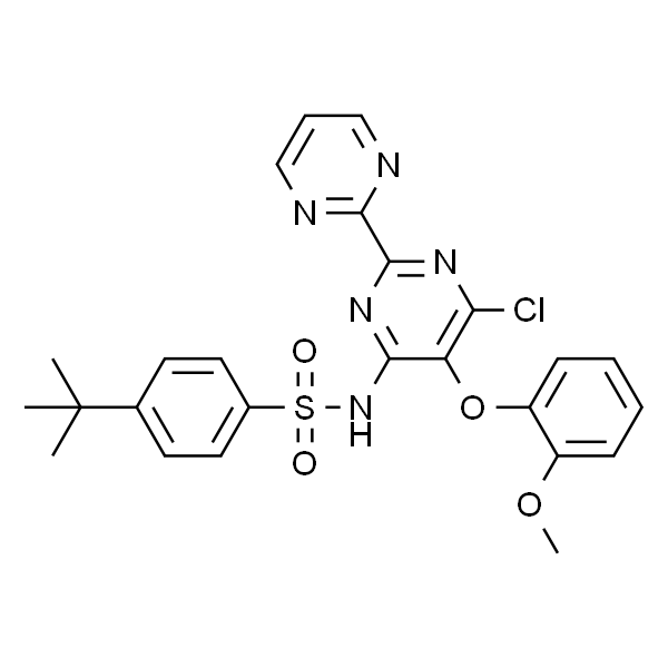 4-tert-Butyl-N-(6-chloro-5-(2-methoxyphenoxy)-2,2'-bipyrimidin-4-yl)benzenesulfonamide