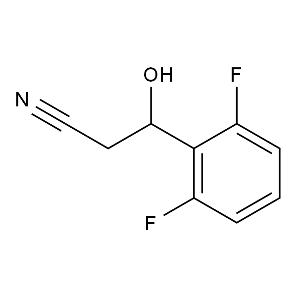Benzenepropanenitrile, 2,6-difluoro-β-hydroxy-