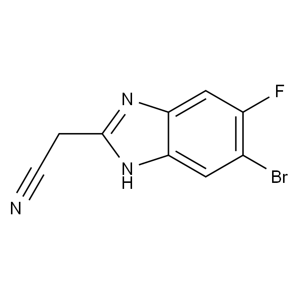 5-Bromo-2-(cyanomethyl)-6-fluorobenzimidazole