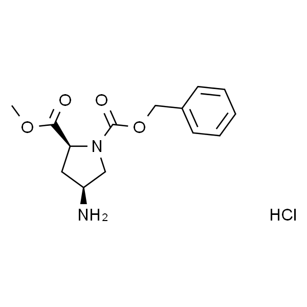 (2S,4S)-1-Benzyl 2-methyl 4-aminopyrrolidine-1,2-dicarboxylate hydrochloride