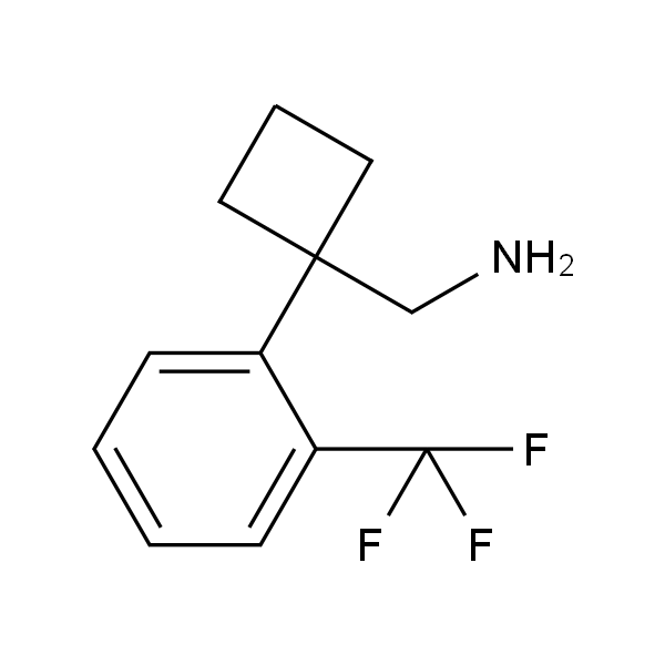 (1-(2-(trifluoromethyl)phenyl)cyclobutyl)methanamine hydrochloride
