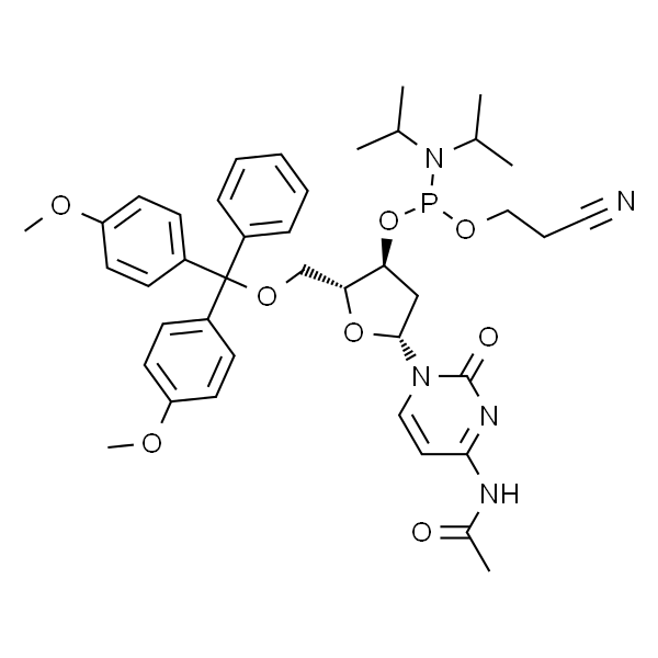 (2R,3S,5R)-5-(4-ACETAMIDO-2-OXOPYRIMIDIN-1(2H)-YL)-2-((BIS(4-METHOXYPHENYL)(PHENYL)METHOXY)METHYL)TETRAHYDROFURAN-3-YL 2-CYANOETHYL DIISOPROPYLPHOSPHORAMIDITE