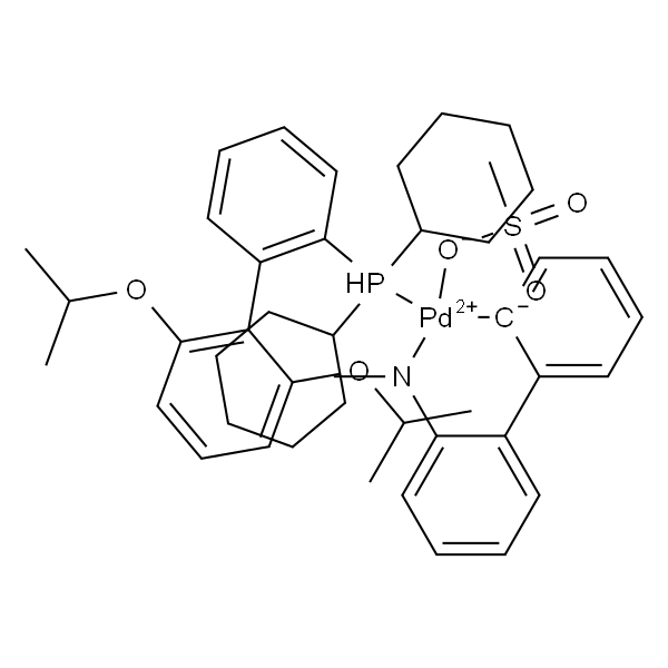 Methanesulfonato(2-dicyclohexylphosphino-2',6'-di-i-propoxy-1,1'-biphenyl)(2'-methylamino-1,1'-biphenyl-2-yl)palladium(II)