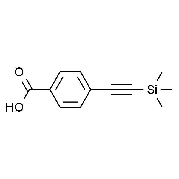 4-(2-trimethylsilylethynyl)benzoic acid
