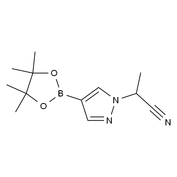 2-(4-(4,4,5,5-Tetramethyl-1,3,2-dioxaborolan-2-yl)-1H-pyrazol-1-yl)propanenitrile