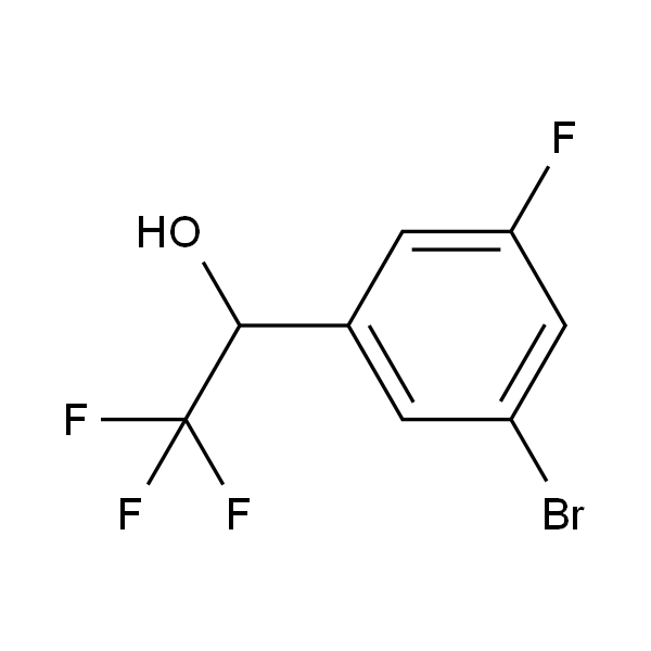 1-(3-bromo-5-fluorophenyl)-2,2,2-trifluoroethan-1-
ol