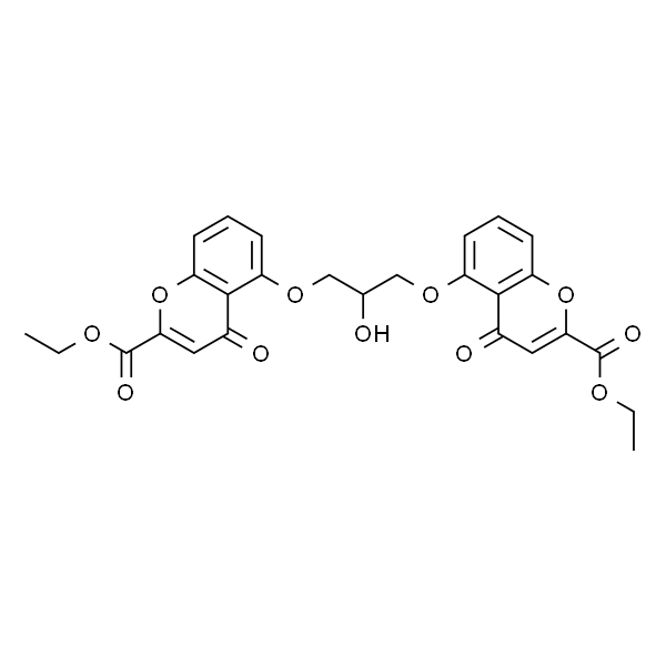 Diethyl 5,5'-((2-hydroxypropane-1,3-diyl)bis(oxy))bis(4-oxo-4H-chromene-2-carboxylate)