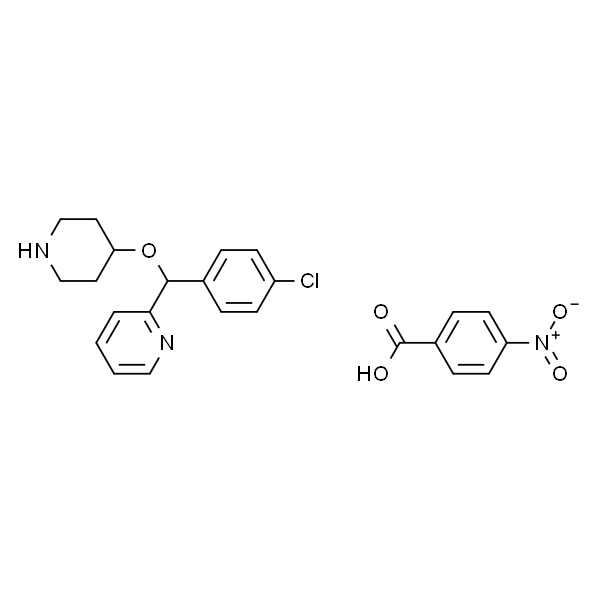 2-((4-Chlorophenyl)(piperidin-4-yloxy)methyl)pyridine 4-nitrobenzoate