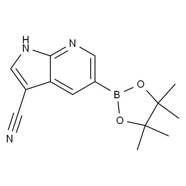 1H-Pyrrolo[2,3-b]pyridine-3-carbonitrile, 5-(4,4,5,5-tetramethyl-1,3,2-dioxaborolan-2-yl)-