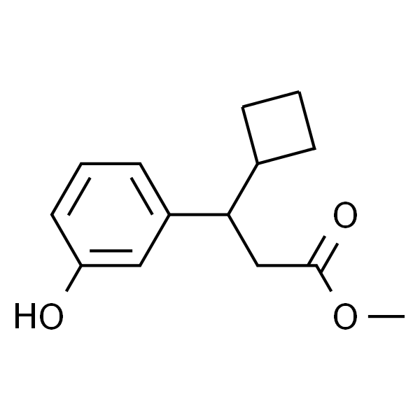 Methyl 3-Cyclobutyl-3-(3-hydroxyphenyl)propanoate