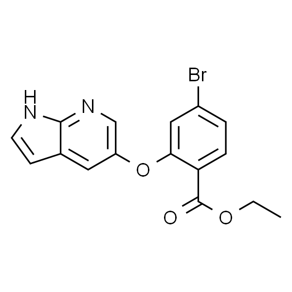 Ethyl2-((1H-pyrrolo[2,3-b]pyridin-5-yl)oxy)-4-fluorobenzoate