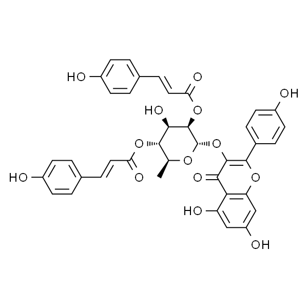 2",4"-Di-O-(E-p-coumaroyl)afzelin