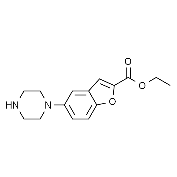 ethyl 5-(piperazin-1-yl)benzofuran-2-carboxylate