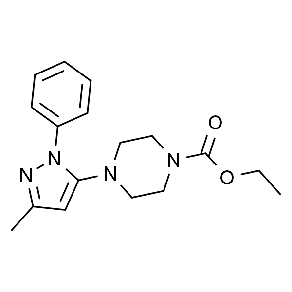 Ethyl 4-(3-methyl-1-phenyl-1H-pyrazol-5-yl)piperazine-1-carboxylate