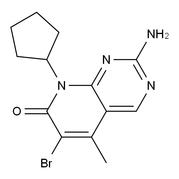 2-amino-6-bromo-8-cyclopentyl-5-methylpyrido[2,3-d]pyrimidin-7(8H)-one