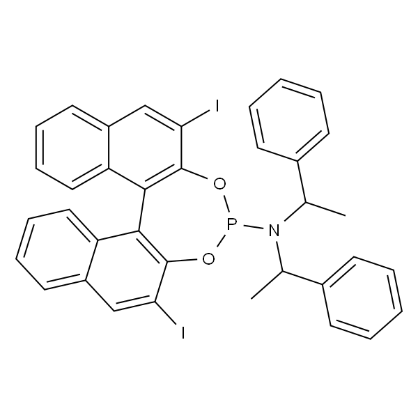 Dinaphtho[2,1-d:1',2'-f][1,3,2]dioxaphosphepin-4-amine, 2,6-diiodo-N,N-bis[(1R)-1-phenylethyl]-, (11bR)-