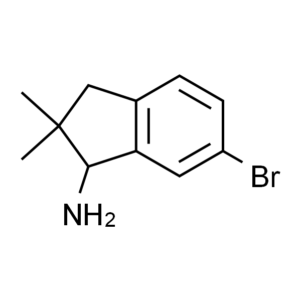 1H-Inden-1-amine,6-bromo-2,,3-dihydro-2,2-dimethyl-,