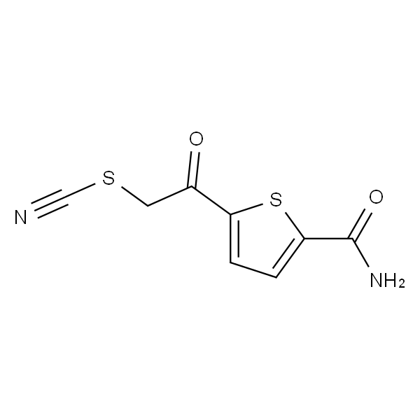 Thiocyanic acid, 2-[5-(aminocarbonyl)-2-thienyl]-2-oxoethyl ester