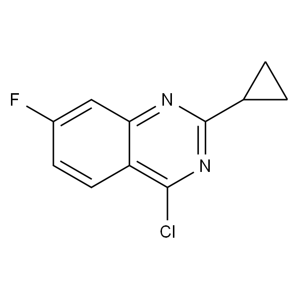 4-Chloro-2-cyclopropyl-7-fluoroquinazoline