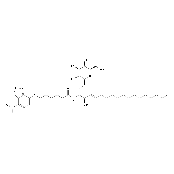 N-[6-[(7-nitro-2-1,3-benzoxadiazol-4-yl)amino]hexanoyl]-D-galactosyl-?1-1'-sphingosine