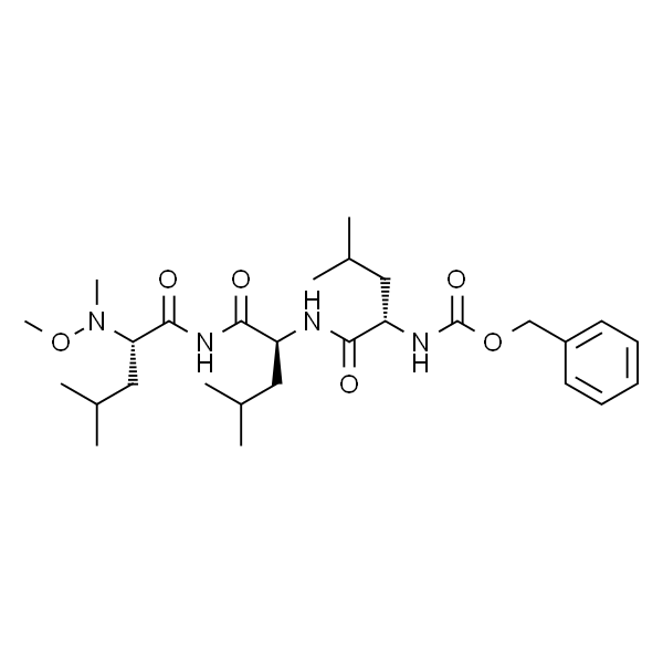 L-Leucinamide,N-[(phenylmethoxy)carbonyl]-L-leucyl-L-leucyl-N-methoxy-N-methyl-