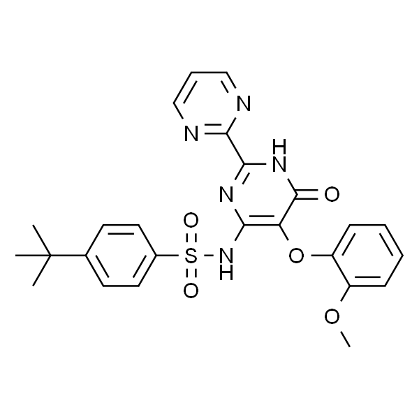 Bosentan Related Compound B (4-(tert-butyl)-N-[6-hydroxy-5-(2-methoxyphenoxy)-(2,2'-bipyrimidin)-4-yl]benzenesulfonamide)