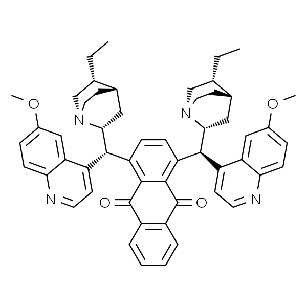 1,4-Bis[(9S)-10,11-dihydro-6′-methoxycinchonan-9-yl]-9,10-anthracenedione